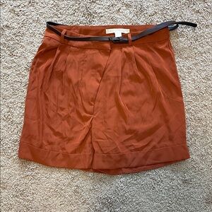 Sweet Rain Rust Shorts with Dark Belt
